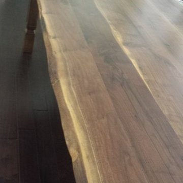 Live Edge Walnut Kitchen Island Countertop