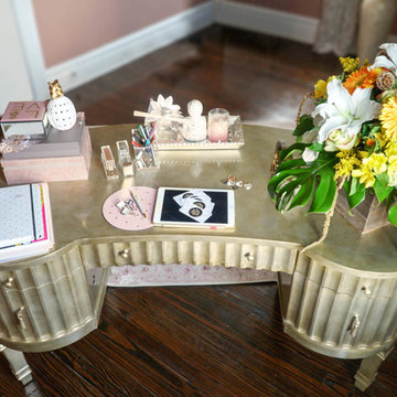 HOLLYWOOD GLAM OFFICE MAKEOVER