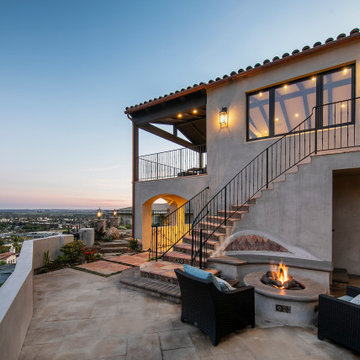 Hilltop Spanish Mediterranean Home