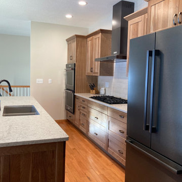 Traditional Kitchen Remodel Done in a Cashew Color