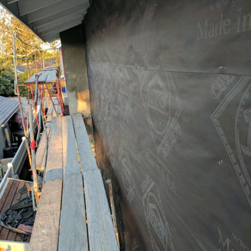 House Re stucco, Siding & Stacked Stone | In Process