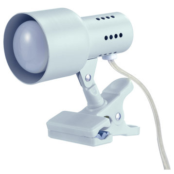 Jojo 5.5" Matte Light Blue Clip-Arm Desk Lamp, Bulb Included