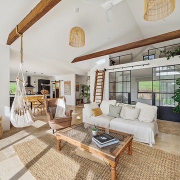 Mediterranean Provencial Living area