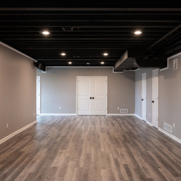 Finished Basement with Bar, Bathroom, Gym and Secret Room in Ann Arbor, MI