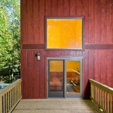 Contemporary Home in Annandale Adds Private Home Office and Den