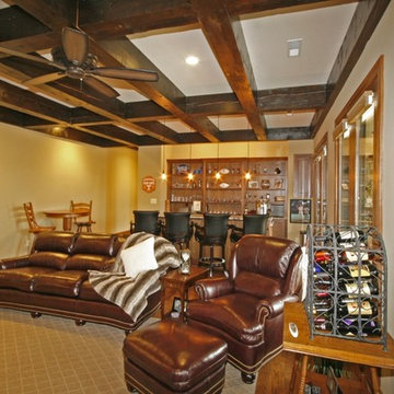 Lake Home with Timber Frame Components