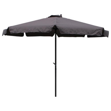 St. Kitts Aluminum Tilt and Crank 10-Foot Outdoor Umbrella