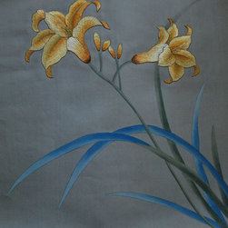 hand-painted Embroidery Wallpaper - Products
