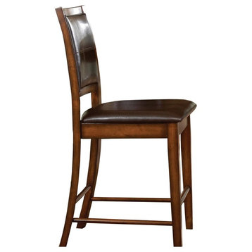 Valmore Craftsman 2 Counter Height Chair, Walnut