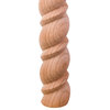2 1/2 Beaded Rope Moulding Half Round Species: Hard Maple Sold in 36 Pieces