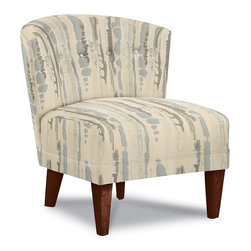 Nolita Stationary Chair by La-Z-Boy shown in Platinum - Armchairs And Accent Chairs