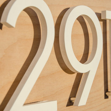 modern house numbers