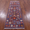 2' 7" X 7' 10" Hand-Knotted Turkish Oushak Wool Runner Rug - Q13675