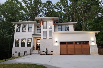 Inspiration for a modern exterior home remodel in Other