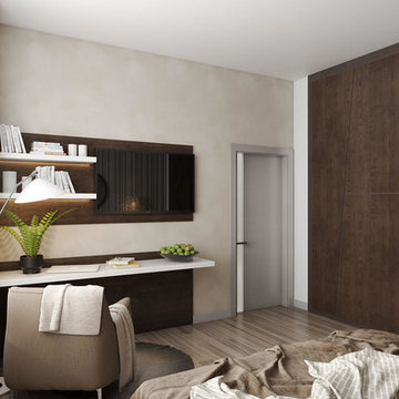 Exclusive Bedroom Design. 3D Renders