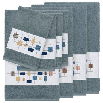 Khloe 8 Piece Embellished Towel Set