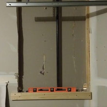 New entry way storage! Solution for a TH with an extremely small entry.