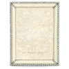 Jay Strongwater Lucas Stone Edge Frame Crystal Pearl Finish