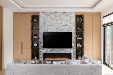 Inspiration for a living room remodel in Toronto
