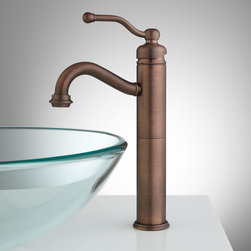Leta Single-Hole Vessel Faucet with Pop-Up Drain - Bathroom Faucets And Showerheads