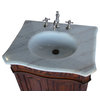27" White Marbletop Mahanoy Finish Fairmont Bathroom Sink Vanity #Cf-1905W-Tk