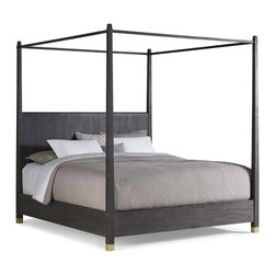 Brownstone Furniture - Brownstone Furniture Palmer Canopy Mink Bed - Canopy Beds