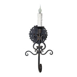 SC-137 Custom Hand Made Iron Sconce - Wall Sconces