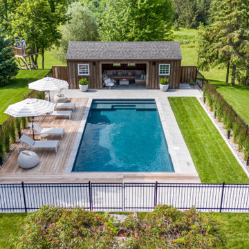 New Inground Swimming Pool Installation