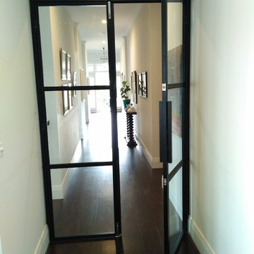 Bangalow European Industrial Door at Private Residence