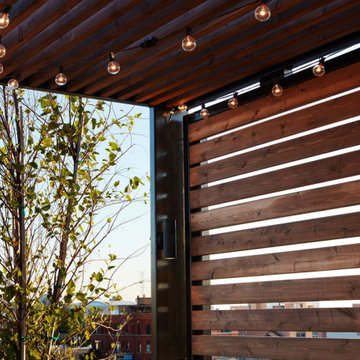 West Town Contemporary Rooftop Patio & Lounge