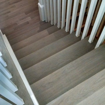 4" White Oak Gray stain