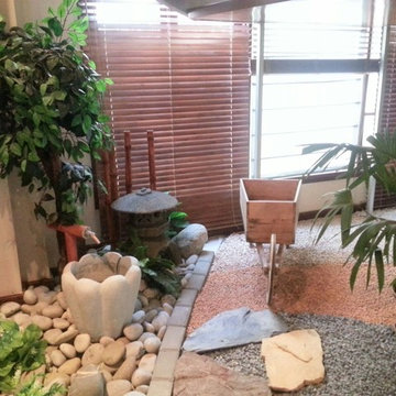 Mrs. Sajjid (under the stairs (zen garden)
