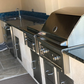 Gorgeous Outdoor Kitchen and Storage - San Antonio, TX
