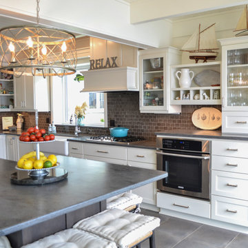 Lake Home Remodel - Crystal Cabinets by Western Products