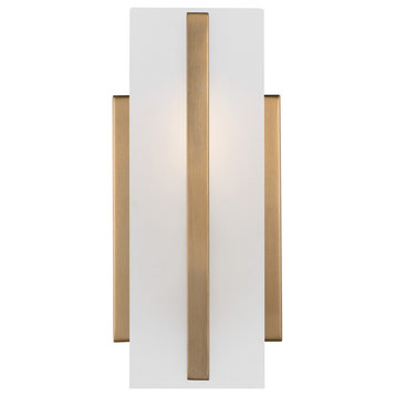 Dex 1-Light Bath Vanity, Satin Brass