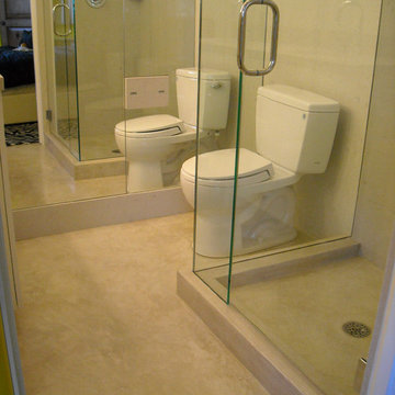 Bath, shower and vanity