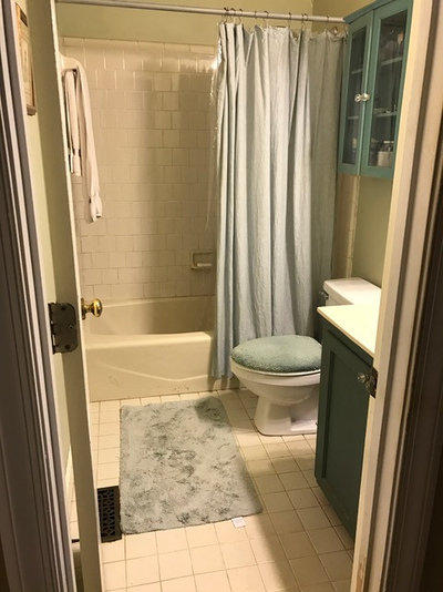 before and after bathrooms 50 square feet & under SHELL