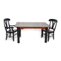 New England heavy leg table with Chalet chairs - Products