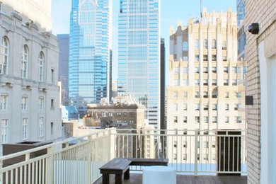Example of a minimalist deck design in Philadelphia