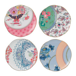Wedgwood Butterfly Bloom Set of 4 Tea Plate - Products