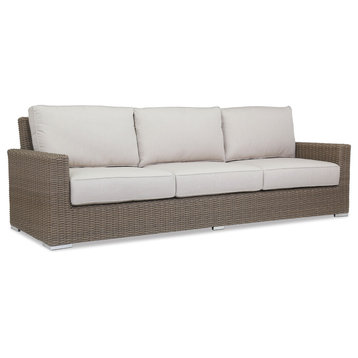 Sunset West Coronado Sofa With Cushions, Cushions: Canvas Granite