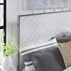 Modern Farmhouse King Metal Frame Headboard Only