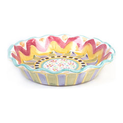 Roost Pie Plate | MacKenzie-Childs - Pie And Tart Pans