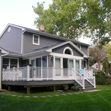 New Sunroom with Kitchen Expansion
