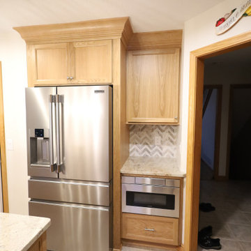 Warm Wood Wonder: White Oak Kitchen Remodel with Smart Storage