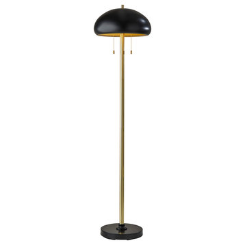 Cap Floor Lamp, Black, 64"
