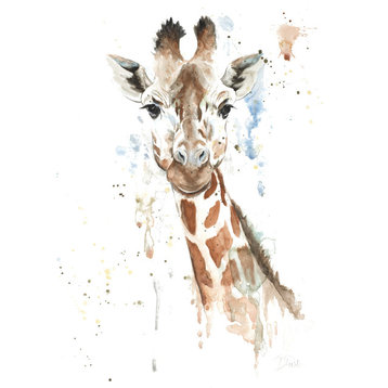 "Water Giraffe" Canvas Art, 24"x36"