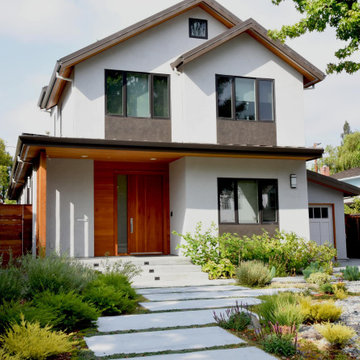 Palo Alto Custom Home – Front Exterior