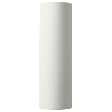 Ambiance Tube, Outdoor Closed Top Wall Sconce, Bisque, E26