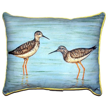 Yellow Legs Extra Large Zippered Pillow 20x24